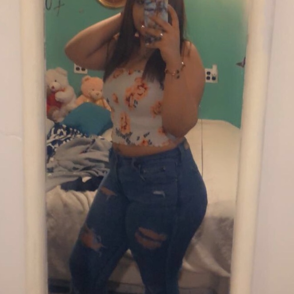 Floral tube top / one size